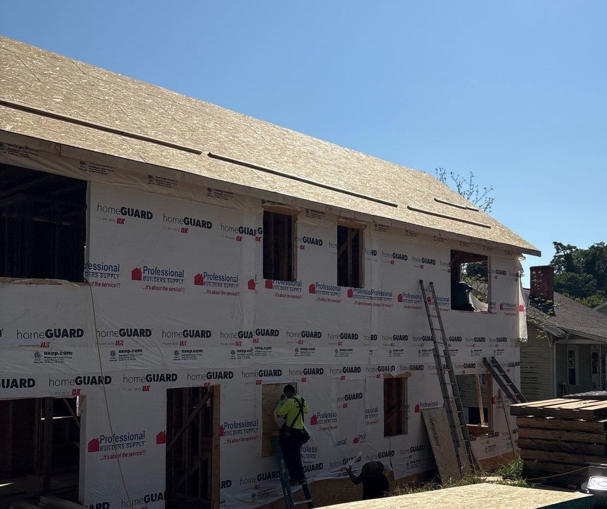 Jones Street — current progress on site