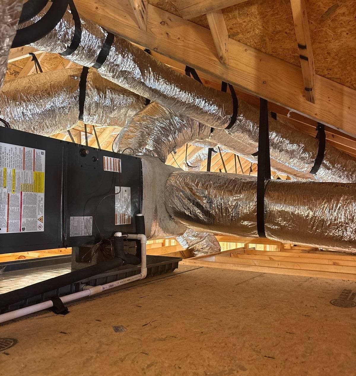 Packs Mountain, September 2026: Rough-ins: HVAC and electrical